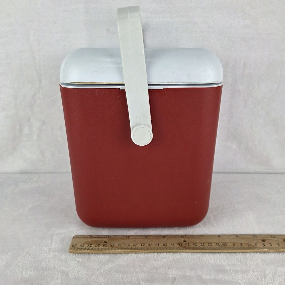 Vintage Igloo Snowflake 1 Gallon Water Cooler Jug Hot/Cold Red White Camping - Picture 7 of 16